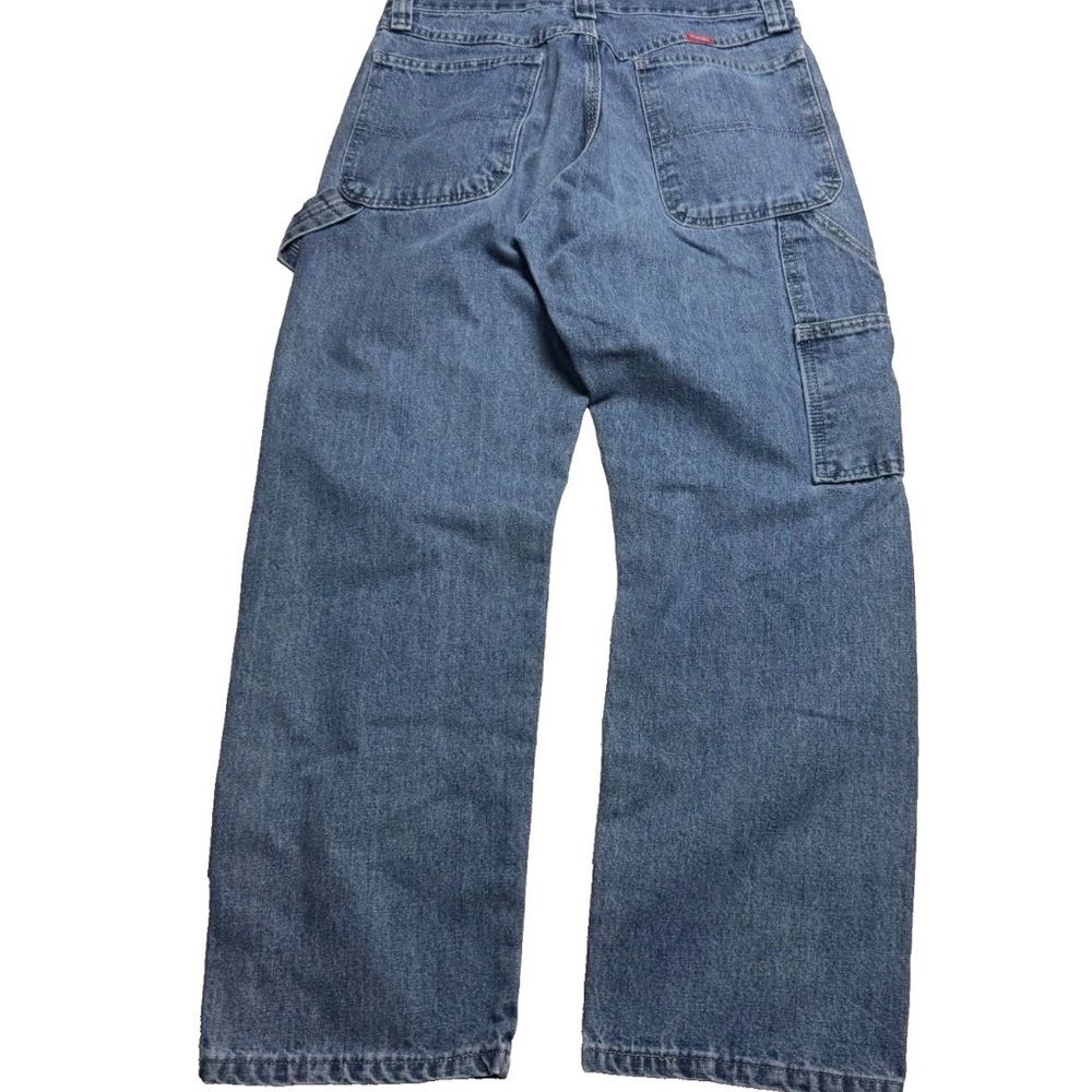 Wrangler Five Star Premium Straight Leg Carpenter Jeans In Blue Men's: 32x30 - Picture 2 of 6